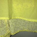 Gap  Women’s Floral Print Yellow Gray Cross Back Strap Tank Mini Dress Photo 5