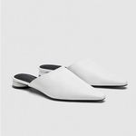 ZARA *NWT* Elegant White Mules for Women Photo 1