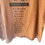 Free spirit born free very distressed intention holes and tears world rock tour Orange Size M Photo 3