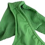 Hollister Swim Textured Cheeky Bold Green Bikini Bottom Womens Large Photo 2