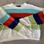 Forever 21  multi-striped cropped sweater Photo 0