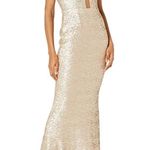 Dress the Population  Michelle Sequin Plunge Neck Gown Photo 9