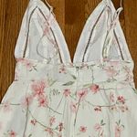 Lulus New With Tags Lulu’s Darling Blooms Ivory Floral Print Wide-Leg Jumpsuit XS Photo 10