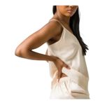 Ettitude NIB Silky Soft CleanBamboo™ Sateen Cami Oat Peachy Cream Large Orange Photo 1