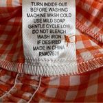 Picky Boo orange Gingham adjustable strap women shirt W/Belt MSRP $50|Size:2XL Size 2X Photo 11