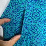Lounge Soma Teal and Blue Paisley Pajama  Pants Size Medium Photo 3