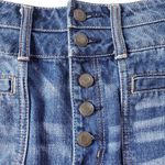 American Eagle Womens Shorts Sz 4 Denim Button Fly High Rise Booty Jean festival Photo 3