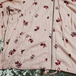 Torrid  Pink Floral Stripe Twill Track Jacket Photo 2