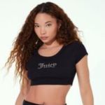 Juicy Couture black crop top Photo 3