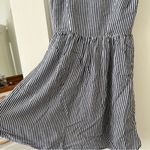 Old Navy  Blue & White Striped Cotton & Linen Blend Mini Dress XSmall EUC Photo 2