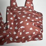 Two Piece Corset High Waist Swimsuit New S Pink Photo 3