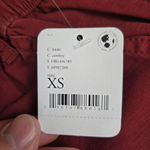 Free People Red Brick Cowboy Utility High Rise Straight Leg Cargo Pants Size XS Photo 4