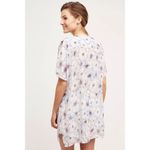 Anthropologie  One September Lyla Tunic Sheer Lilac Blue Boho Sequin Kimono XS Photo 1