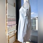 MM.LaFleur M.M. Lafleur The Katie Light Heather Grey Twill Dress Women’s Size +1 XL Photo 2