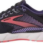 Brooks Adrenaline GTS 22 Road-Running Shoes Black/Purple/Coral Women's Size 10 Photo 2
