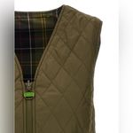 Barbour NWT x Ganni Collab Betty Reversible Vest Green size US10 UK14 Photo 7