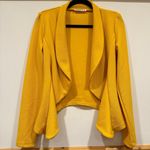 Womens Plain Cropped Slim Fit Blazer Suit Work Formal Coat Ladies Jacket Tops Green Size M Photo 2