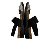 Munro Women's Pisces Sling Sandal, Wht/Blk Fabric Combo, Sz 9.5 Photo 5