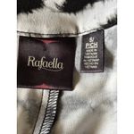 Rafaella  Womens Dress Size S Black White Tie Dye Flounce‎ Deep V Neck Maxi Photo 2