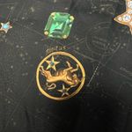 Fabletics  Size 4X Ecosatin Black Lucky Charm Astrology Graphic Plus Tank Top.New Photo 4