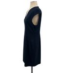 Reiss Hayes Tailored Dress Cap Sleeve Short Sleeve Navy Blue Size US 10 Photo 5