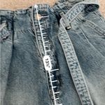 Abercrombie & Fitch  paper bag belt high rise mom jeans Photo 3