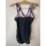 NWT Maxine by Hollywood One Piece Swimsuit 6 Abstract Zebra Beach Summer V Photo 2