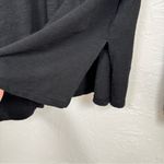 Lucky Brand  Black Gold Beaded Boho Blouse Womens XL Classic Embroidery Shirt Top Photo 3