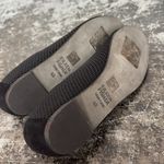 Eileen Fisher  Black Suede/Mesh Hidden 1" Heel Ballet Flats Size 6.5 Photo 4