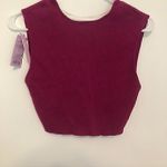 Wild Fable NEW NWT Ribbed Twist Crop Top Magenta Pink Purple Cropped Y2K Tank Photo 11