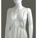 SheIn  Vcay Tiered Long White Maxi Resort Wear Dress Size XL NWT Photo 4
