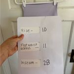 Lululemon  Align High Rise pant 28” size 4. Light lavender/silver color Photo 3