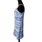 St. John Collection Knit Dress Blue Sleeveless Beach Nautical Seashells Size 2 4 Photo 1