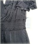 Love by Design Nordstrom Women Black Tiered Maxi Short Sleeve Dress Spring Sz S Photo 4