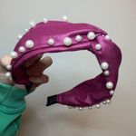 Burgundy Purple Headband Photo 2