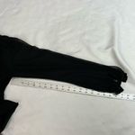 Lila Rose Lily Rose Black Sheer Long Sleeve Dress Slip Underneath Photo 6