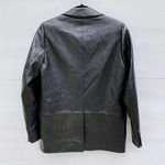 ZARA Faux Leather Blazer Photo 1