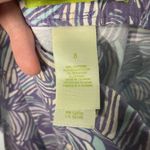 Sigrid Olsen  Purple and White Leaf Print Pants SIZE‎ 8 Photo 3