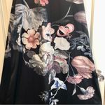 Maxi Dress For Women Flower Floral Print Sleeveless Adjustable Straps Size M Black Size M Photo 7