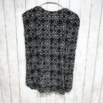 Madewell  Shirt Women Size Small Geometric Cutout Front Cap Sleeve Blouse Casual Photo 6