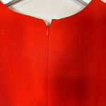 Ann Taylor ANN TAYLOR Orange Sheath Sleeveless Dress, Size 8P Petite Photo 4