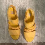 Sorel Yellow Women's Sandals with Braided Strap Size 8.5 Photo 4