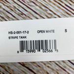 Heroine Sport Stripe Tank Top Racerback Athletic Athleisure White Small New Photo 4