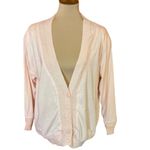 Vintage 80s feminine pink coverup Size L Photo 1