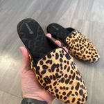 Birdies Leopard Print Calf Hair Mule Loafers – Size 8 Photo 1