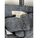 Ann Taylor Loft Blue Speckled Julie Cotton The Rivera Pant Size 4 Photo 3