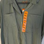 Jachs Girlfriend  Olive Green Blouse Size XXL NWT Photo 2