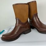 UGG  Sivada Boots Sz 9 Chocolate Brown Two Tone Rain Boots Waterproof Photo 11