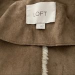 Loft Faux Fur Zip Front Jacket Photo 10