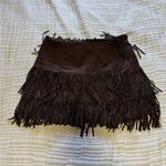 ZARA - SHIMMERING FAUX SUEDE FRINGE SKIRT Photo 6